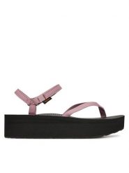 Teva Sandały Flatform Slim 1164630 Różowy. Czerwone sandały damskie Teva, bez wzorów, z materiału, bez obcasa, na koturnie, bez zapięcia. Za 349.99 zł.