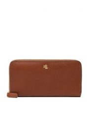 LAUREN RALPH LAUREN Portfel Zip Cont Wlt 432876730004 Brązowy. Brązowe portfele damskie Lauren Ralph Lauren, ze skóry. Za 669.99 zł.