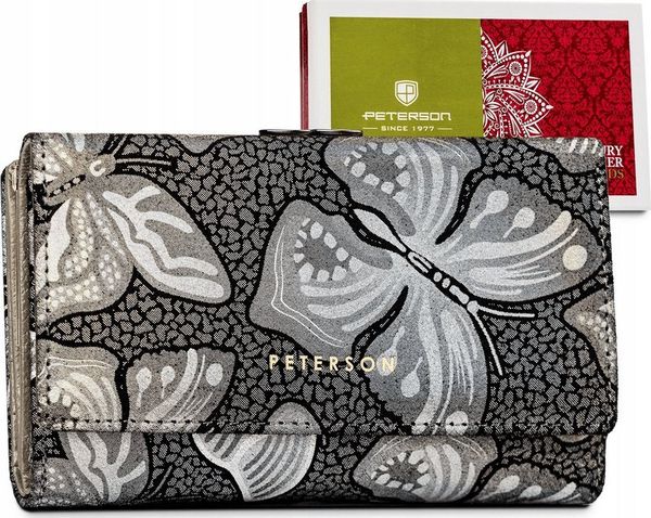 Peterson Klasyczny portfel damski w motyle Peterson NoSize. Portfele damskie Peterson. Za 206.32 zł.