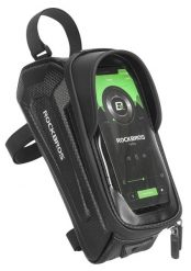 Torba rowerowa ROCKBROS na ramę RB68B na smartfon 1,7 l. Czarne torby na ramię męskie ROCKBROS, z materiału, na ramię. Za 45.00 zł.