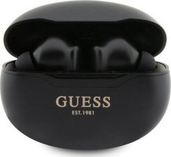 Słuchawki Guess Classic EST czarne (GUTWST50EK). Czarne słuchawki bezprzewodowe Guess. Za 149.00 zł.