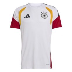 Koszulka piłkarska treningowa ADIDAS Niemcy. Bluzki damskie Adidas, m, bez wzorów, sportowe, bez kołnierzyka, bez ramiączek. Za 249.99 zł.