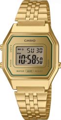 Zegarek Casio Zegarek damski Casio LA680WEGV-9AEF złoty. Żółte zegarki damskie Casio, złote. Za 237.67 zł.