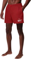 Nike Spodenki kąpielowe Nike Logo Lap 5" Volley czerwone NESSG574 614 M. Czerwone kąpielówki męskie Nike, m, bez wzorów. Za 171.71 zł.