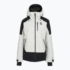 Kurtka narciarska damska SCOTT Ultimate GTX. Brązowe kurtki sportowe damskie Scott, na zimę, l, bez wzorów, z gore-texu, bez ramiączek, bez kaptura, narciarskie, gore-tex. Za 1,399.00 zł.