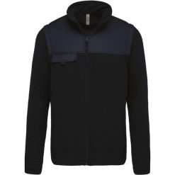 Kurtka Kariban Polaire Manches Amovibles. Niebieskie kurtki męskie KARIBAN, l, bez wzorów, z polaru, eleganckie, bez kaptura. Za 294.00 zł.