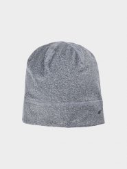 4F Czapka do biegania uniseks - szara S/M. Szare czapki męskie 4F, bez wzorów, z elastanu. W wyprzedaży za 29.99 zł.