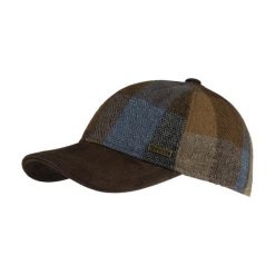 Czapka z daszkiem HORKA Patchwork. Niebieskie czapki damskie Horka, bez wzorów, z bawełny. Za 262.50 zł.