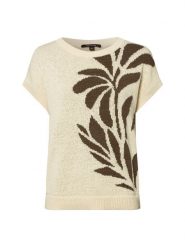 Comma Sweter Kobiety beżowy, 40. Brązowe swetry nierozpinane damskie comma, uniwersalny, bez wzorów, z bawełny, bez kołnierzyka, bez ramiączek. Za 279.95 zł.