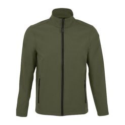 Męska Kurtka Soft Shell Race. Zielone kurtki męskie SOL'S, m, bez wzorów, sportowe, bez kaptura. Za 145.99 zł.