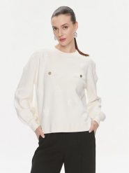 TWINSET Sweter 241TP3090 Écru Loose Fit. Swetry nierozpinane damskie Twinset, xl, bez wzorów, z wiskozy, bez kołnierzyka, bez ramiączek. Za 1,459.00 zł.