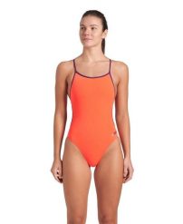 Strój Kąpielowy Arena Swimsuit Lace Back Solid. Brązowe stroje kąpielowe damskie ARENA, bez wzorów, z materiału. Za 129.99 zł.