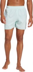 Spodenki kąpielowe męskie adidas Solid CLX Short-Length miętowe JC9918 L. Zielone kąpielówki męskie Adidas, l, bez wzorów. Za 164.89 zł.