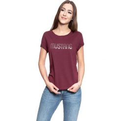 MUSTANG T SHIRT DAMSKI Alina C Print PORT ROYALE 1008401 7193. Czerwone t-shirty damskie Mustang, s, bez wzorów, bez kołnierzyka, bez ramiączek. W wyprzedaży za 39.99 zł.