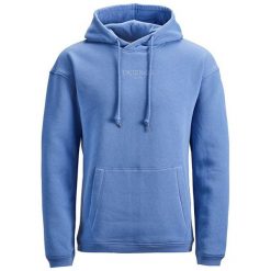 Jack&Jones Męska bluza Jortopipop Sweat Hood Bleached Denim (rozmiar L). Bluzy męskie Jack&Jones, l, bez wzorów, z denimu, bez ramiączek, bez kaptura. W wyprzedaży za 110.00 zł.