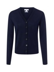 Brookshire sweter z wełny merynosowej Kobiety drobna dzianina niebieski, S. Niebieskie kardigany damskie brookshire, s, bez wzorów, z dzianiny, bez kołnierzyka. Za 299.95 zł.