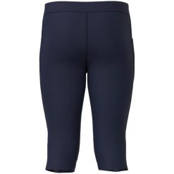 Spodenki kolarskie Jako Capri Power. Niebieskie szorty damskie Jako, bez wzorów, z materiału, sportowe. Za 259.00 zł.