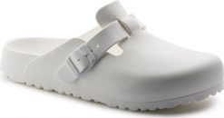 Birkenstock Birkenstock damskie klapki BOSTON EVA 0127133 (szerokość wąska) 38. Klapki damskie Birkenstock, bez wzorów, sportowe, bez obcasa, bez zapięcia. Za 289.99 zł.