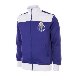 Kurtka/bluza retro piłkarska dla dorosłych - FC Porto 1957 - Niebieska. Niebieskie kurtki męskie COPA FOOTBALL, xl, bez wzorów, retro, bez kaptura. Za 383.47 zł.