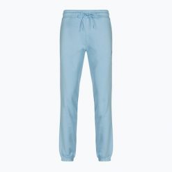 Spodnie damskie Napapijri M-Nina. Niebieskie spodnie dresowe damskie Napapijri, bez wzorów, z dresówki, casualowe. Za 259.99 zł.