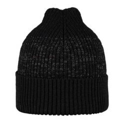 Czapka Unisex Dla Dorosłych Wełna Merino. Niebieskie czapki damskie Buff, bez wzorów, z materiału. Za 289.99 zł.