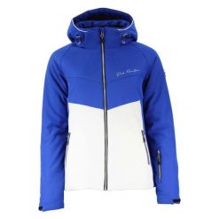Damska kurtka narciarska Peak Mountain Afolir. Niebieskie kurtki sportowe damskie Peak Mountain, bez wzorów, bez ramiączek, bez kaptura, narciarskie. Za 501.00 zł.