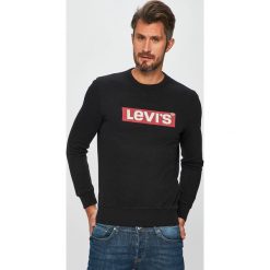 Levi's - Bluza. Czarne bluzy męskie Levi's®, m, bez wzorów, z bawełny, bez ramiączek, bez kaptura. W wyprzedaży za 149.90 zł.