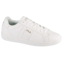 Buty sportowe Sneakersy męskie, Crosscourt Line. Białe buty sportowe męskie Fila, bez wzorów, bez zapięcia, trekkingowe. Za 159.99 zł.