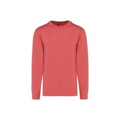 Bluza z okrągłym dekoltem Kariban. Czerwone bluzy damskie KARIBAN, xl, bez wzorów, z bawełny, bez ramiączek, bez kaptura. Za 128.50 zł.