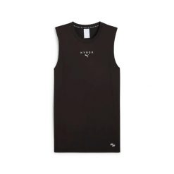 Damski tank top Puma X Hyrox Cloudspun. Czarne topy damskie Puma, bez wzorów, sportowe, bez kołnierzyka, bez ramiączek. Za 221.50 zł.