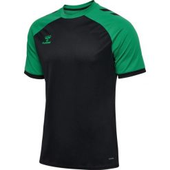 Koszulka Hummel League. Czarne bluzki damskie Hummel, bez wzorów, eleganckie, bez kołnierzyka, bez ramiączek. Za 182.00 zł.