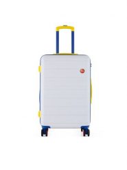 Semi Line Walizka średnia T5842-2 Biały. Białe walizki męskie Semi-line, bez wzorów, z tworzywa sztucznego, średnie. Za 239.99 zł.