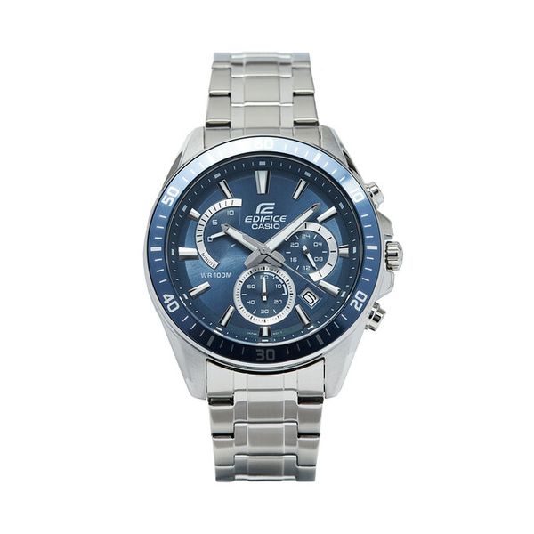 Zegarek Casio. Niebieskie zegarki męskie Casio, bez wzorów. Za 489.99 zł.