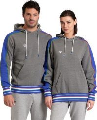 Arena Bluza polarowa z kapturem typu kangurka unisex Arena Hooded Sweat rozmiar S. Bluzy sportowe męskie ARENA, m, bez wzorów, z polaru, z kapturem. Za 299.99 zł.