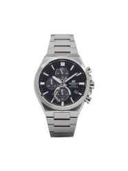 Casio Zegarek Edifice Solar Powered Chronograph EFS-S630D-1AVUEF Srebrny. Szare, analogowe zegarki męskie Casio, bez wzorów, srebrne. Za 809.99 zł.