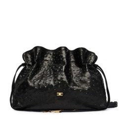 Torebka Elisabetta Franchi. Czarne torebki do ręki damskie Elisabetta Franchi, bez wzorów, bez dodatków. Za 3,359.00 zł.