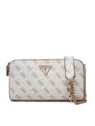 Guess Torebka HWEQG9 51012 Écru. Listonoszki damskie Guess, z aplikacjami, ze skóry, bez dodatków. Za 279.99 zł.