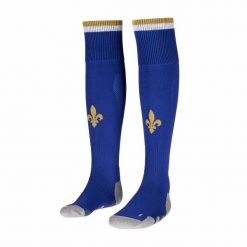 Skarpetki domowe AS Monaco Kombat Spark Pro 2024/25. Białe skarpety męskie Kappa, bez wzorów. Za 109.50 zł.