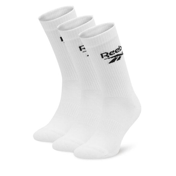 Skarpety długie Reebok. Białe skarpety męskie Reebok, bez wzorów. Za 44.99 zł.