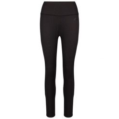 Trespass Kanika - Damskie aktywne legginsy czarne. Czarne legginsy damskie Trespass, bez wzorów, z materiału. Za 230.99 zł.