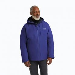 Kurtka puchowa męska Jack Wolfskin Icecape 2 l Down Ins Rds. Niebieskie kurtki męskie Jack Wolfskin, na zimę, l, bez wzorów, z materiału, bez kaptura. Za 1,439.00 zł.