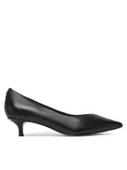 Guess Czółenka FLTCSE LEA08 Czarny. Czarne czółenka damskie Guess, z aplikacjami, ze skóry, bez obcasa, bez zapięcia. Za 634.99 zł.