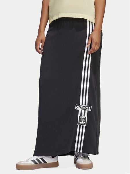 Adidas Spódnica maxi Adibreak JC8538 Czarny Regular Fit. Czarne spódnice damskie Adidas, xs, bez wzorów, z bawełny, maxi. Za 199.99 zł.