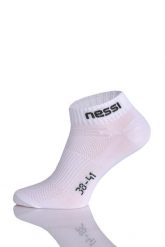 Skarpety stopki sportowe Unisex Nessi Sportswear Road S Oddychające. Białe skarpetki damskie NESSI SPORTSWEAR, bez wzorów, z dzianiny. Za 49.90 zł.