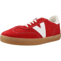 Buty VICTORIA BERLIN Czerwony. Czerwone obuwie trekkingowe damskie VICTORIA, ze skóry, bez zapięcia. Za 368.99 zł.