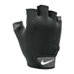 Rękawiczki treningowe męskie Nike Essential. Czarne rękawiczki męskie Nike, bez wzorów. Za 99.99 zł.