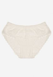 Białe Bawełniane Majtki Figi z Koronką Parilya. Białe majtki damskie Born2be, z bawełny. Za 4.99 zł.
