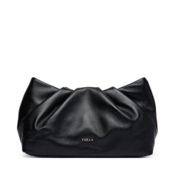 Torebka Furla. Czarne torebki wizytowe damskie Furla, bez wzorów, bez dodatków. Za 919.99 zł.