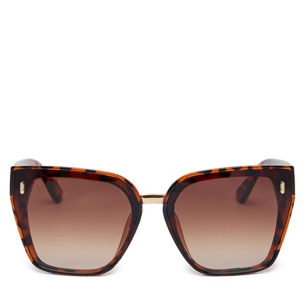 Okulary przeciwsłoneczne JENNY. Brązowe okulary przeciwsłoneczne damskie Jenny. Za 39.99 zł.