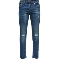 ONLY&SONS Męskie jeansy Spun Jog Damage PK 0901 34 " BlueDenim (rozmiar 28). Jeansy męskie Only&Sons, z jeansu. W wyprzedaży za 106.00 zł.